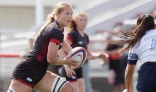 Tessa Hann scored three tries for Central Washington.