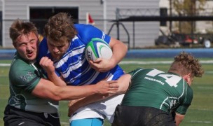 Thomas More in action from last fall. Stephen Oldfield photo.