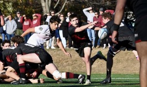 UMass and BC nicely poised. Photo @CoolRugbyPhotos.