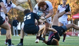 UMass vs Boston College. Who gets through? Photo @CoolRugbyPhotos.