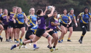 The example of the parity NCR is looking for: Northern Iowa vs Notre Dame College. Photo UNI Women's Rugby.