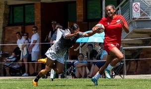 Tries aplenty for Shawnee Asiata. Photo Global Youth 7s.