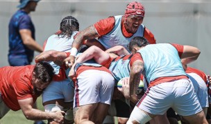The USA forwards working hard in Glendale. Photo USA Rugby.