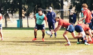 USA U18s in training session in Rosario, Argentina. Photo courtesy Varsity Travel.