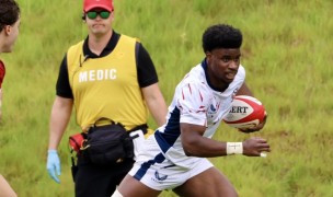 Tito Edjua on his way. Photo USA Rugby.