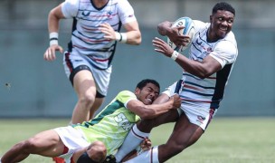 EJ Freeman for the USA U23s against the SoCal Griffins. Photo USA Rugby.