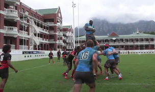 USA wins a lineout vs UXI XV. Screengrab from live stream.