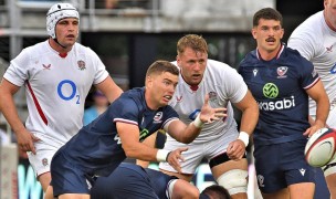 Ruben de Haas returns at scrumhalf. Photo David Hughes.