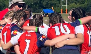 USA West Girls U14s at the 2022 Tropical 7s.