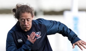 USA skipper Kate Zackary runs her sprints during the appropriately-named captain's run. ©INPHO/Laszlo Geczo.