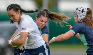 Hallie Taufoou is poised for a breakout. Ian Muir photo.