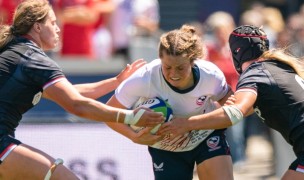USA and Canada renew their heated rivalry in front of a record crowd in Kansas City. Photo Sandras Sports.