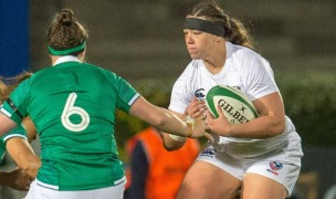 Hope Rogers vs Ireland from 2021. Ian Muir photo. Rogers earns her 50th cap Friday.