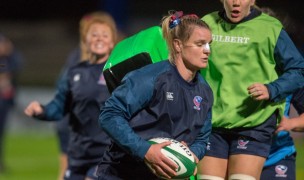 USA flanker Rachel Johnson, Exeter Chiefs, is one of over 20 USA players currently in the English Premier 15s. Ian Muir photo.