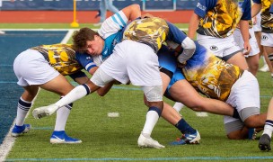 Jack Whitley scores. Photo Valor Rugby.