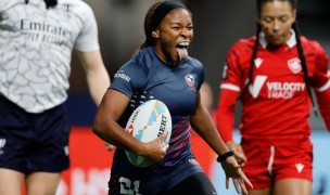Ariana Ramsey's two tries didn't produce a win vs Canada, but it ensured the QF result was close. Mike Lee - KLC fotos for World