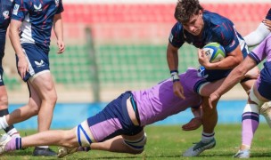 Dom Besag was once again a bright spot for the USA. Photo Antony Munge World Rugby.