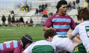 Xavier HS lock Gianny Jeudy. Photo Frank Ancona.