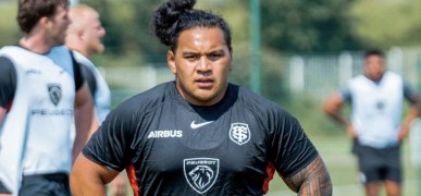 Eagle David Ainu'u plays for Toulouse but will be their opposition in August. Photo Stade Toulousain.