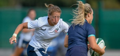 Kate Zachary captains the USA and few can match her example. Ian Muir photo.
