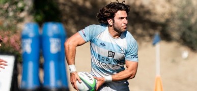USD's Mister Clutch, Paul Habeeb, was clutch again vs WWU. Photo USD Rugby.