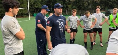 Scott Bracken coaching with Claremont Colleges. He had stepped away from CC before the SDSU position came up.