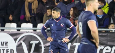 Nate Augspurger gets his 50th cap Saturday. Photo USA Rugby.