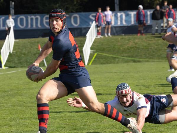 Dom Besag vs Arizona 2026. Photo Rebecca Harper.