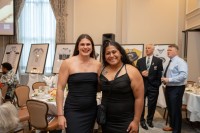 2017 Sorensen Award-winner and USA 7s star Ilona Maher with Mae Sagapolu. Emilio Huertas photo for the WAC.