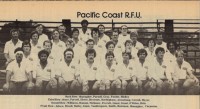 The 1981 Pacific Coast Grizzlies. Burlingham is the 5th from the left in the 3rd row, staring right at you. Rugby Magazine.