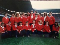 The 1991 Rugby World Cup-winning team rocking the turtlenecks.