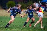 Future stars: Emily Henrich and Alena Olsen for the USA Falcons. David Barpal photo.