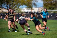 Women's college action. David Barpal photo.