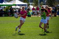 Atlantis girls moving the ball. David Barpal photo.