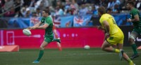 Ireland vs Australia at the 2020 LA 7s. David Barpal photo.