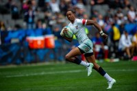 Perry Baker on the break during the 2020 LA 7s. David Barpal photo.