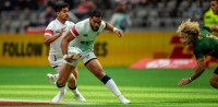 Martin Iosefo in action in the 2020 Vancouver 7s. David Barpal photo.