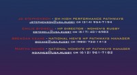 USA Rugby High Performance Pathways Contacts