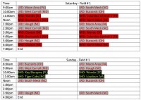 Charrlote Ruggerfest Schedule Field 1