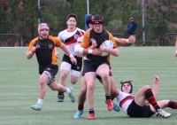 Action from the 2024 Carolina Ruggerfest. Alex Goff photo.