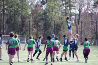 Action from the 2024 Carolina Ruggerfest. Alex Goff photo.