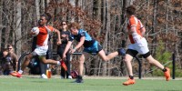 Action from the 2024 Carolina Ruggerfest. Alex Goff photo.