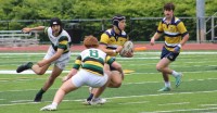Ignatius JVs find some space. Alex Goff photo.