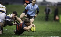 Saint Mary's vs UBC. David Barpal photo.