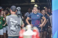 The face Ilona Maher makes when she decides she'll score three tries in the next game. David Barpal photo.