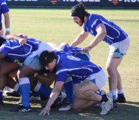 Harry Hagan gets set to bind in for Memphis. Alex Goff photo.