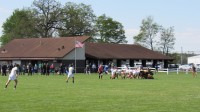 A look at one of the fields and the main building at the Moose Rugby Grounds. Alex Goff photo.
