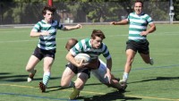 Alex Porras with Liam Mulkerin and Josh Sidelsky for Washington U. Christine Krug Photo