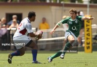 Andrew Suniula against Ireland in 2009. ©INPHO/Billy Stickland