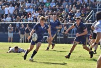 Navy in blue, Army in white. David Hughes photos.